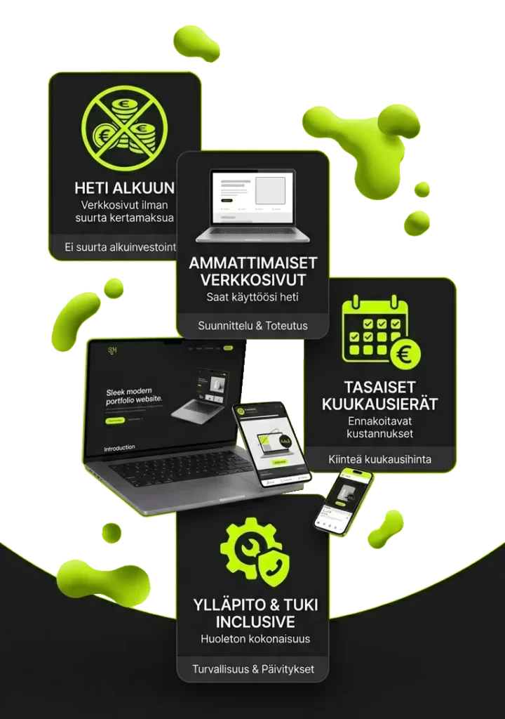 Vlada Designin verkkosivupalvelut-sivun visuaalinen esityskuva