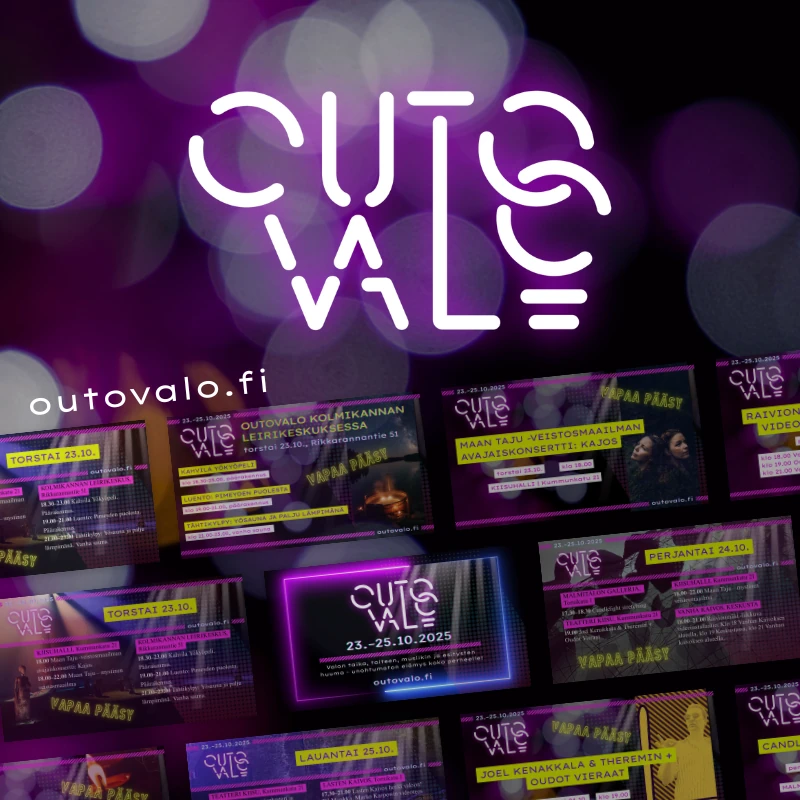 OutoValo-tapahtuman visuaalinen ilme